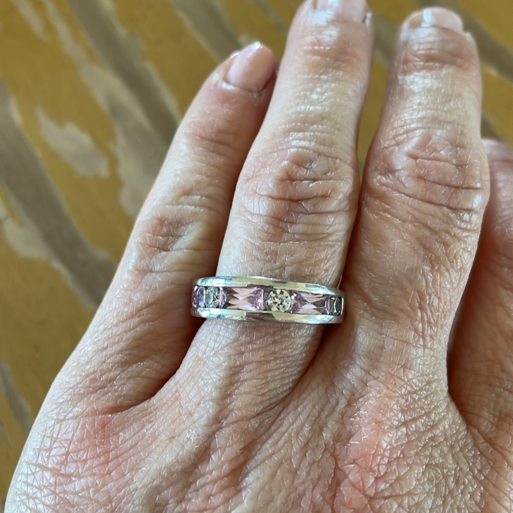Sterling gemstone ring
